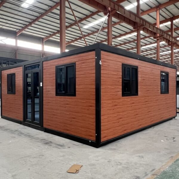 Leading Manufacturer Stackable Flat Roof Modular Expandable Flat Pack Container Homes 20ft
