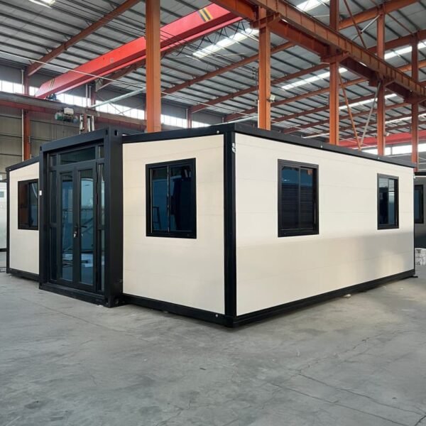 White Expandable Container House & Modular Homes | Prefab Housing Solutions