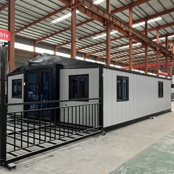 Prefab Granny Flat with Balcony: Stylish Portable Home for Elderly or Guests